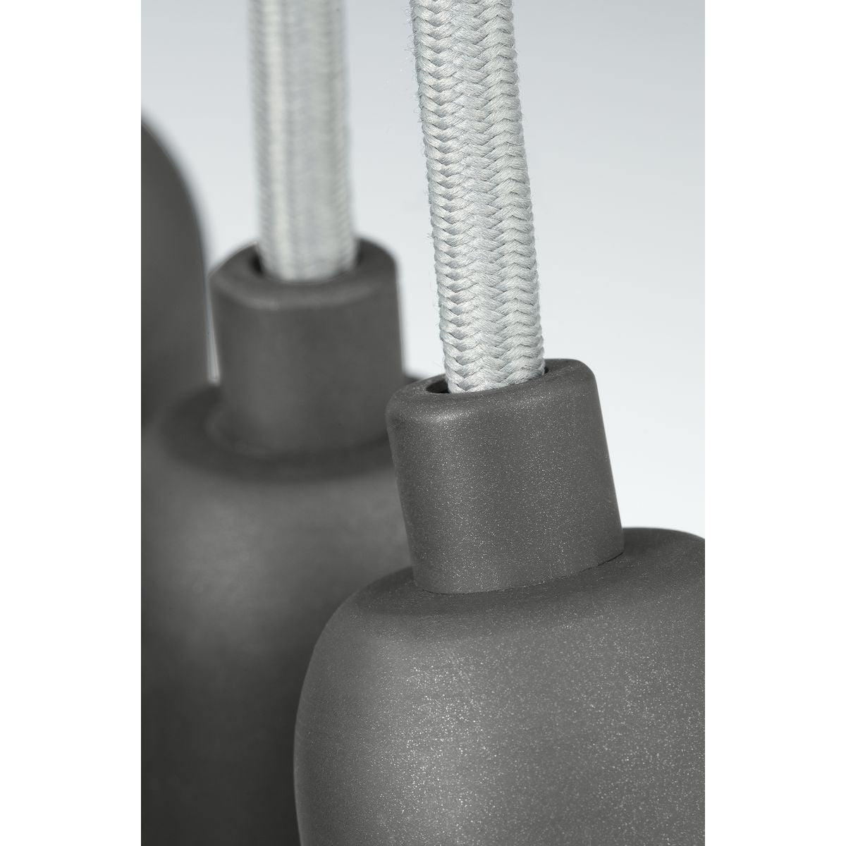 Progress Lighting Cirro 9-Light Graphite Mid-century Geometric Mini Hanging Pendant Light