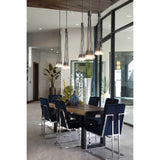 Progress Lighting Cirro 9-Light Brushed Nickel Mid-century Geometric Mini Hanging Pendant Light