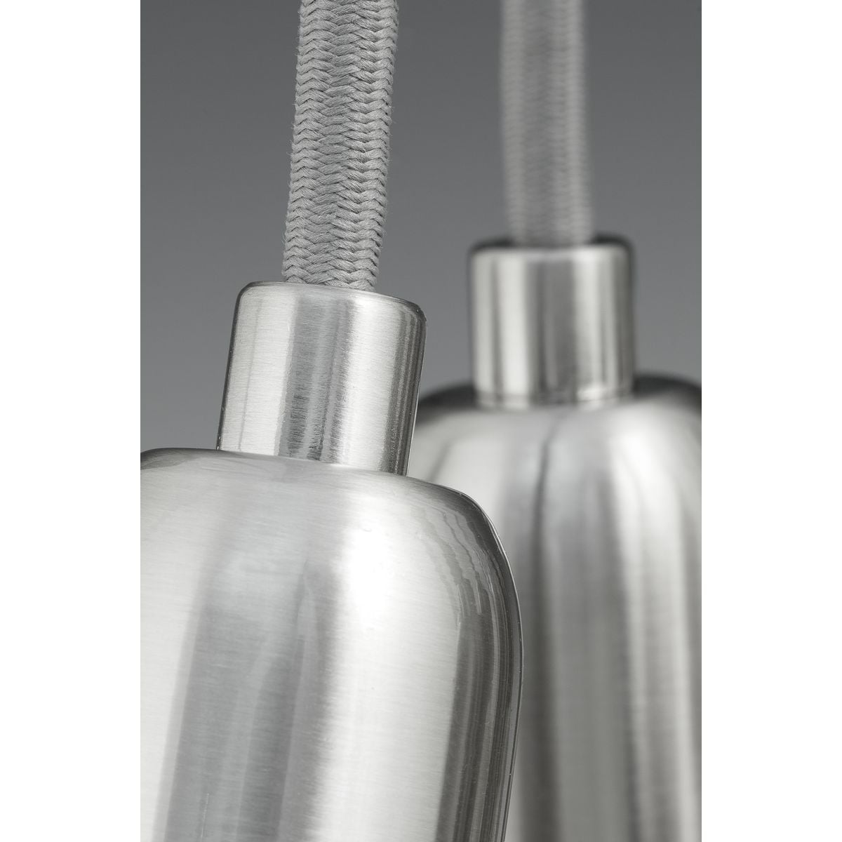 Progress Lighting Cirro 9-Light Brushed Nickel Mid-century Geometric Mini Hanging Pendant Light