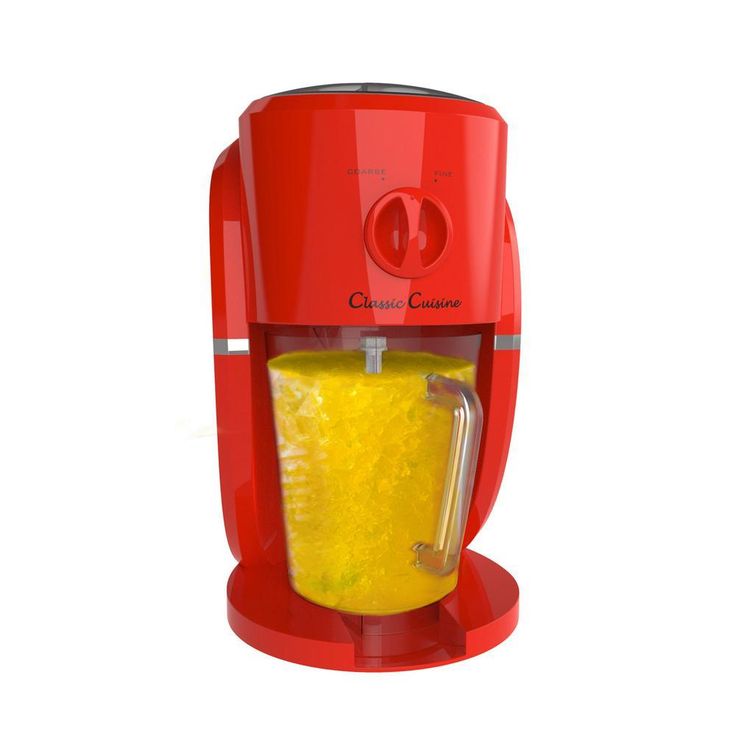 1 Qt. Red Frozen Drink Stand Mixer with Variable Mix Settings