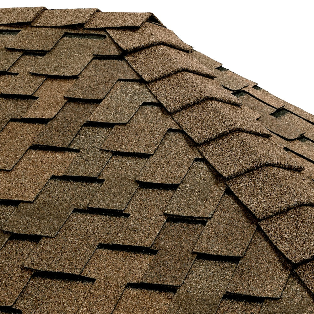 GAF Timbercrest Bullnose Cedar Hip & Ridge Roof Shingles, 20 Linear Ft per Bundle