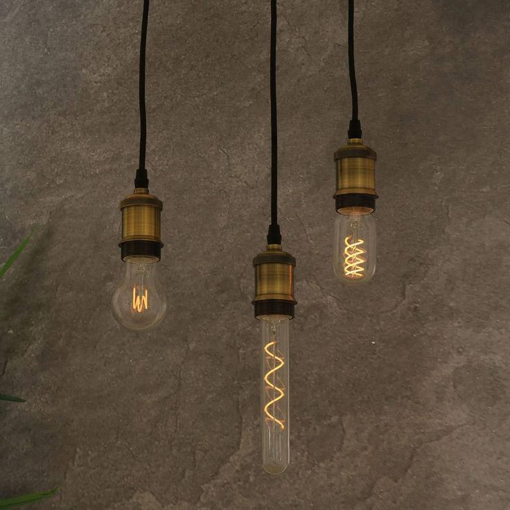Feit Electric 40-Watt Equivalent T14 Dimmable LED Clear Glass Vintage Edison Light Bulb With Spiral Filament Warm White (4-Pack)