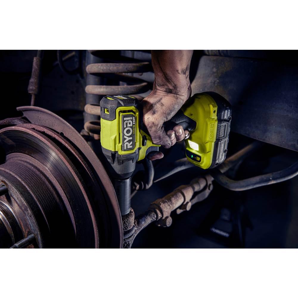 ONE+ HP 18V Brushless Cordless Compact 3/8 in. Right Angle Drill and 3/8 in. Impact Wrench (Tools Only)