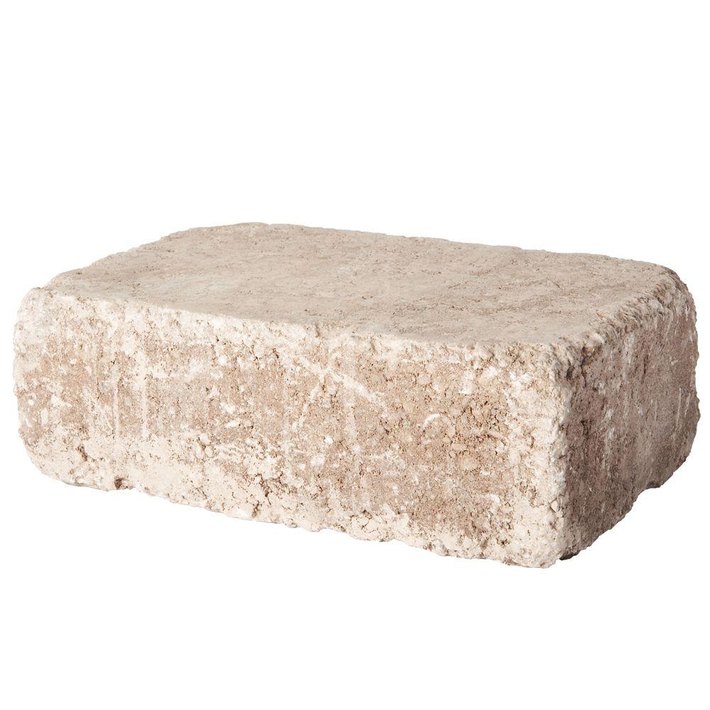 Pavestone RumbleStone Large 3.5 in. x 10.5 in. x 7 in. Greystone Concrete Garden Wall Block (96 Pcs. / 24.5 Face ft. / Pallet) - Super Arbor