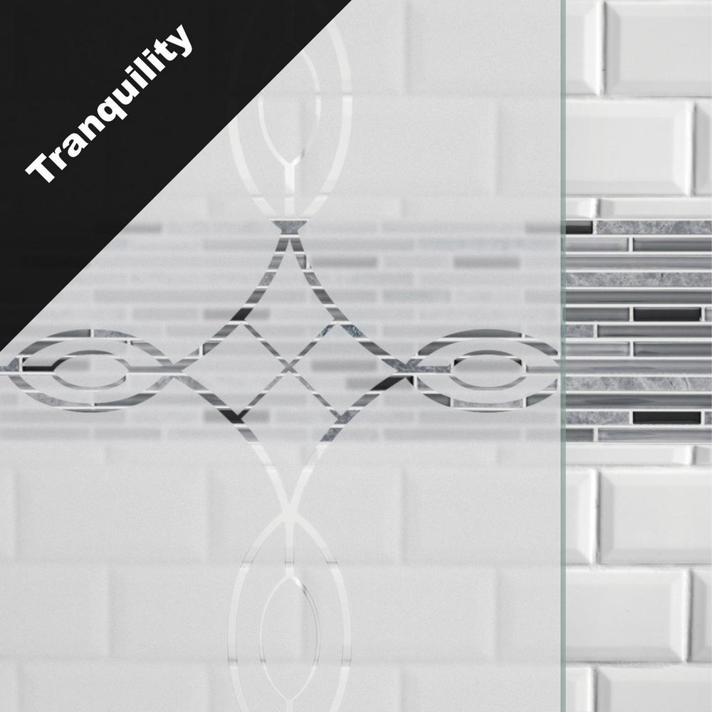 Lyndall 60 x 59-1/4 in. Frameless Mod Soft-Close Sliding Bathtub Door in Nickel with 1/4 in. (6mm) Tranquility Glass - Super Arbor