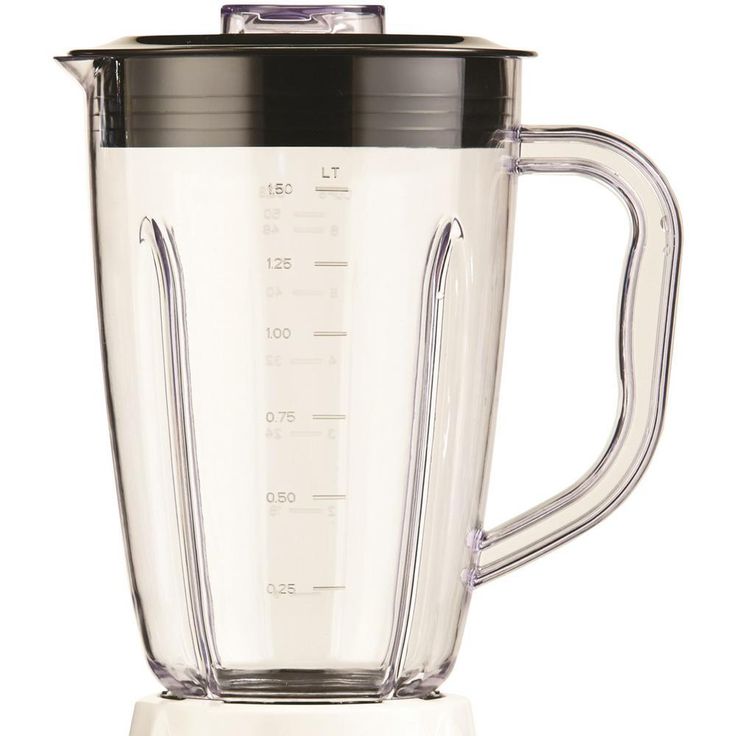 50 oz. 12-Speed White Electric Blender with Plastic Jar
