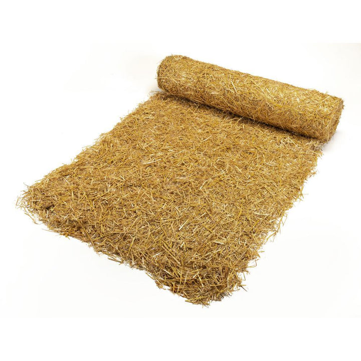 4 ft. x 135 ft. Polypropylene Single Net Straw Erosion Control Blanket - Super Arbor