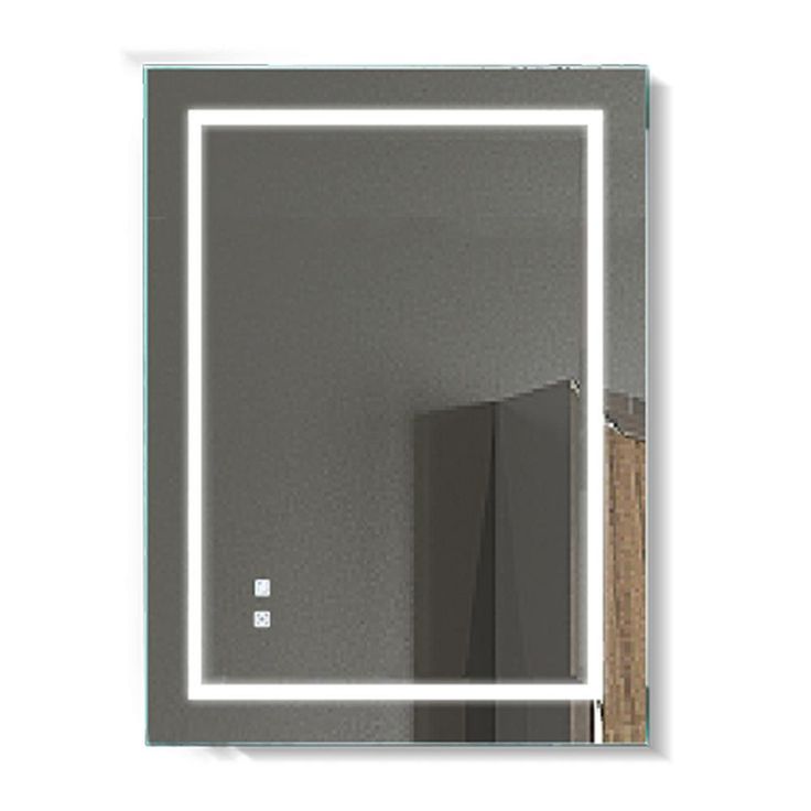 28 in. x 36 in. Frameless Single Wall Mounted Vanity Bathroom LED Mirror/Touch On/OFF Dimmer and Anti-Fog Function