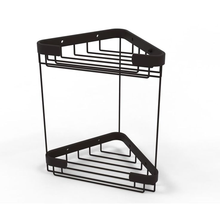 Allied Brass 1.7-in H Screw Mount Solid Brass Oil Rubbed Bronze Hanging Shower Caddy