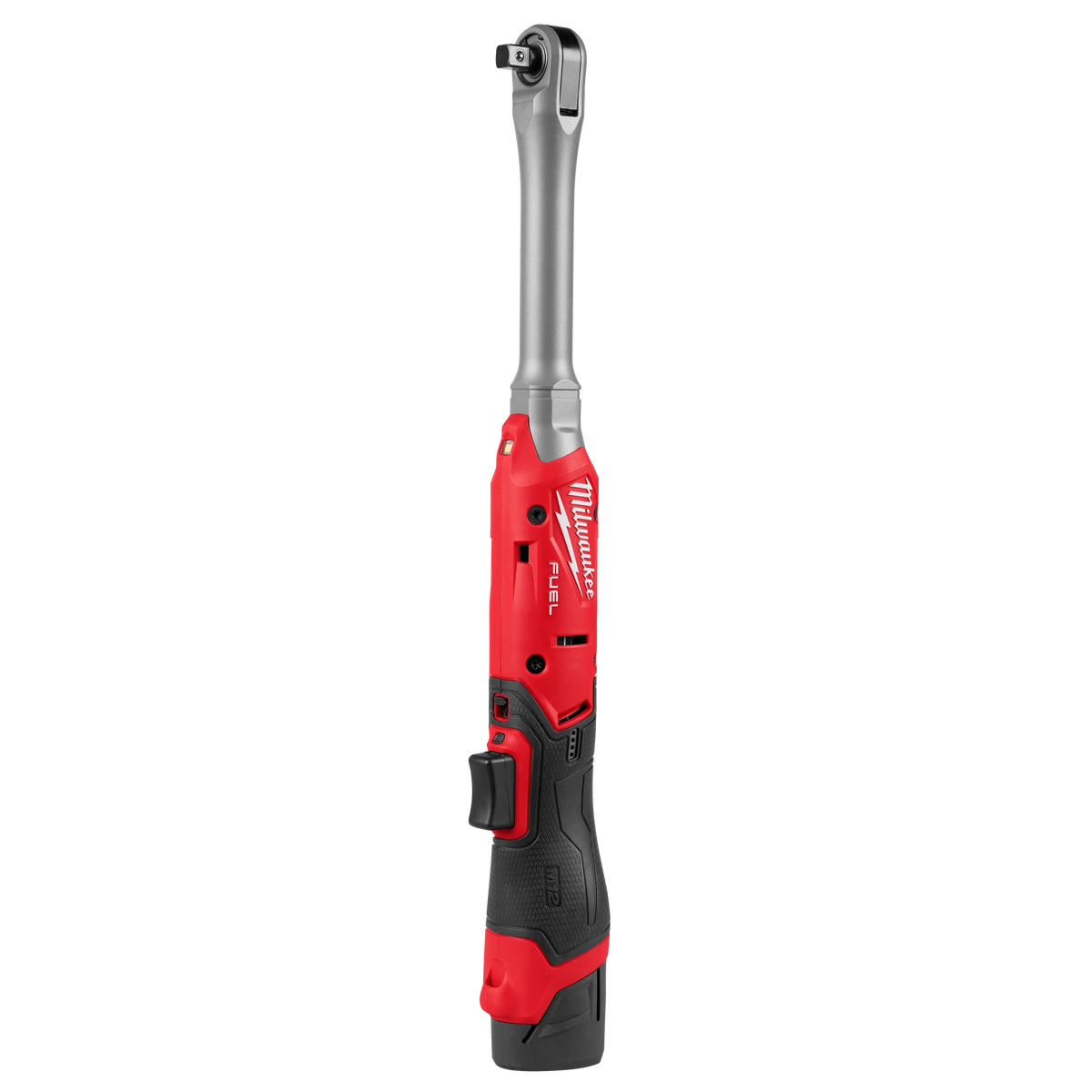Milwaukee M12 FUEL 12V Lithium-Ion Brushless Cordless 3/8 in. Right Angle Impact Wrench with 3.0Ah Battery Pack (2-Pack)