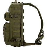 Loaded Gear 13 in. GX-300 Tactical Sling Backpack, Olive Drab Green - Super Arbor