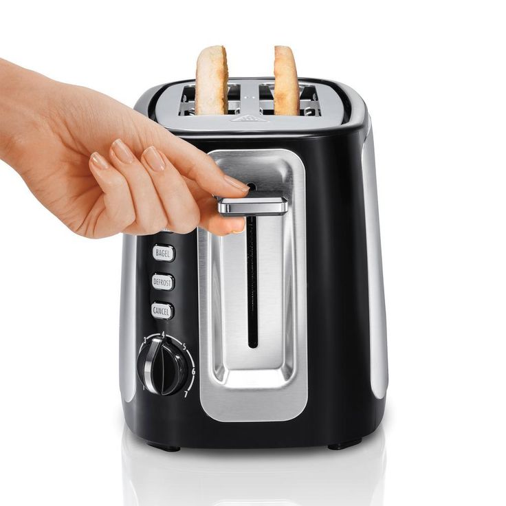 Sure Toast 800 W 2-Slice Stainless Steel Wide Slot Toaster