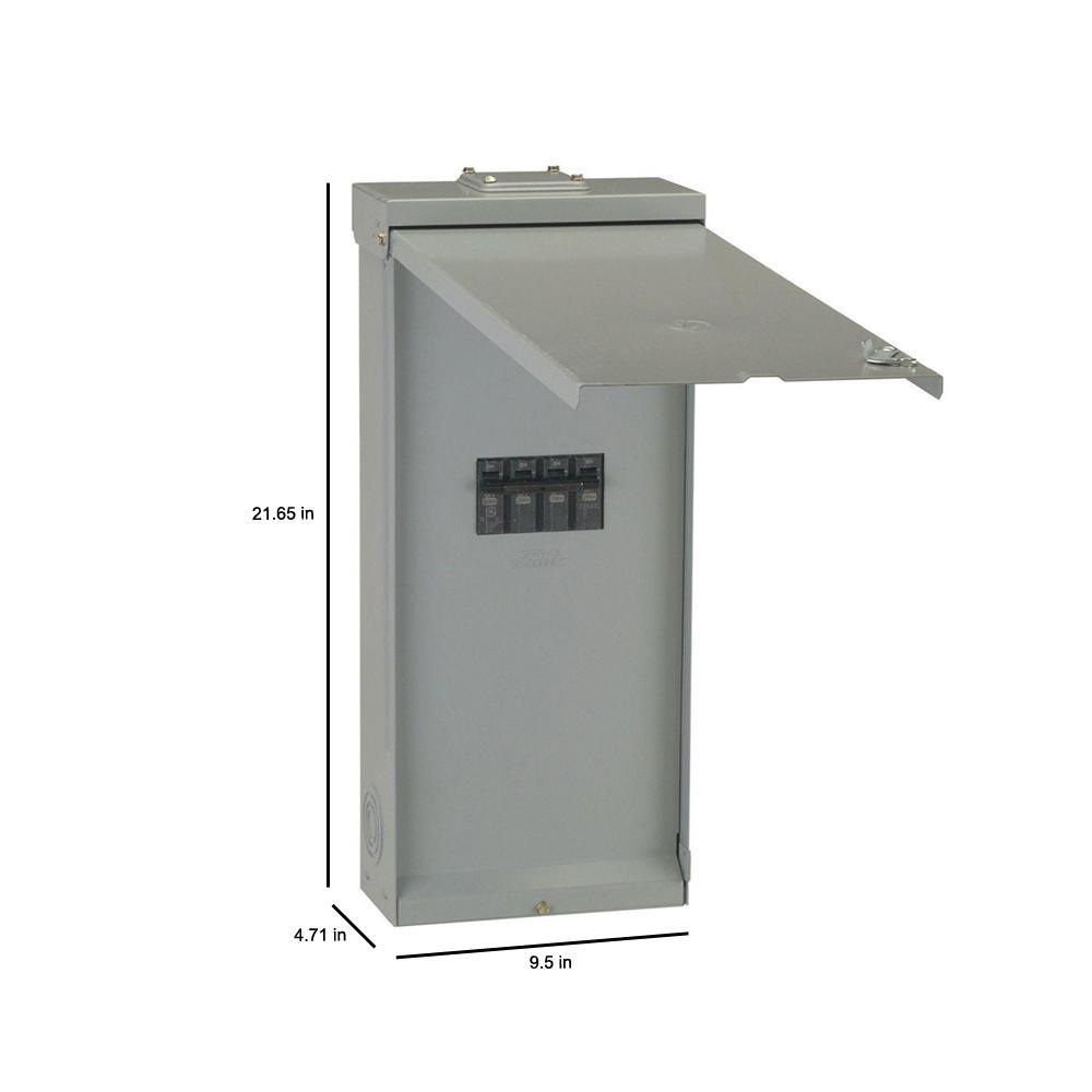 PowerMark Gold 200 Amp 10 in. Enclosed Outdoor Circuit Breaker - Super Arbor