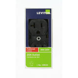 20 Amp Commercial Grade Duplex Outlet, Black - Super Arbor