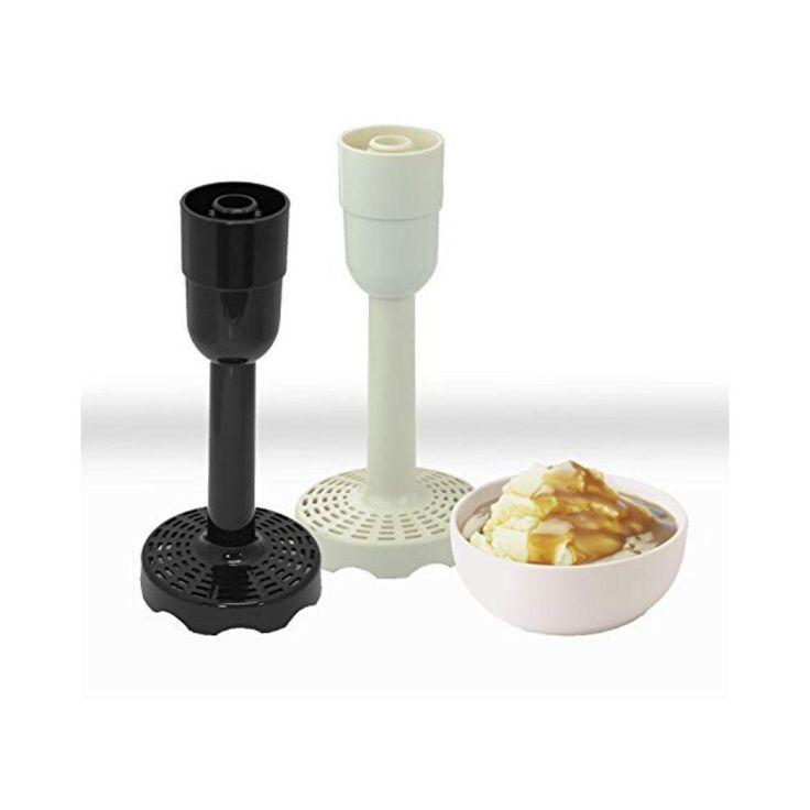 6-Speed Hand Blender Potato Masher Attachment, White