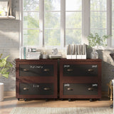 Furniture of America Craigmont Vintage Walnut 2-Drawer 31.5-in File Cabinet
