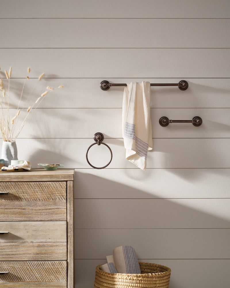 Moen Bradshaw Oil-Rubbed Bronze Wall Mount Towel Ring