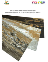 Deco Products Colors Old Desert Bronze High Variation 6-in W x 36-in L x 2-mm Waterproof Luxury Vinyl Plank Flooring, Glue-Down, 30-sq ft Carton
