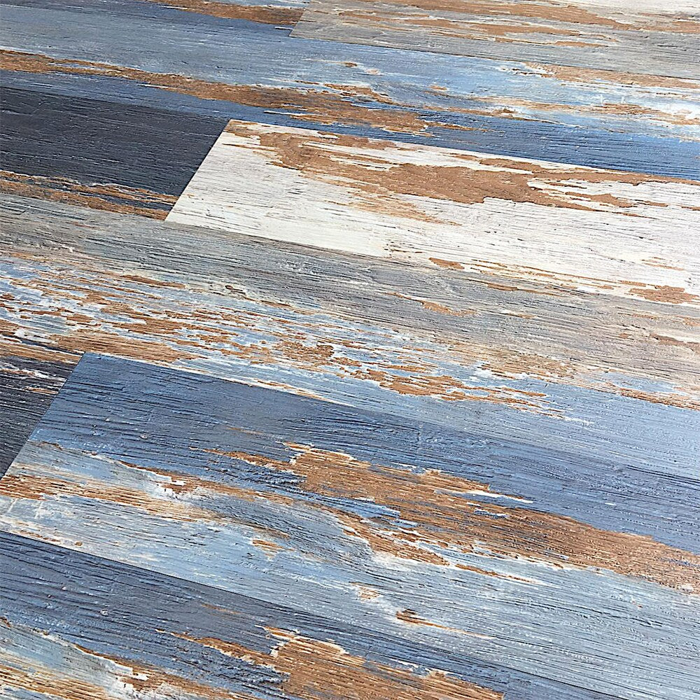 Deco Products Colors Old Blue Sea High Variation 6-in x 36-in x 2-mm Waterproof Luxury Vinyl Plank Flooring, 8-mil Wear Layer (30-sq ft Carton)