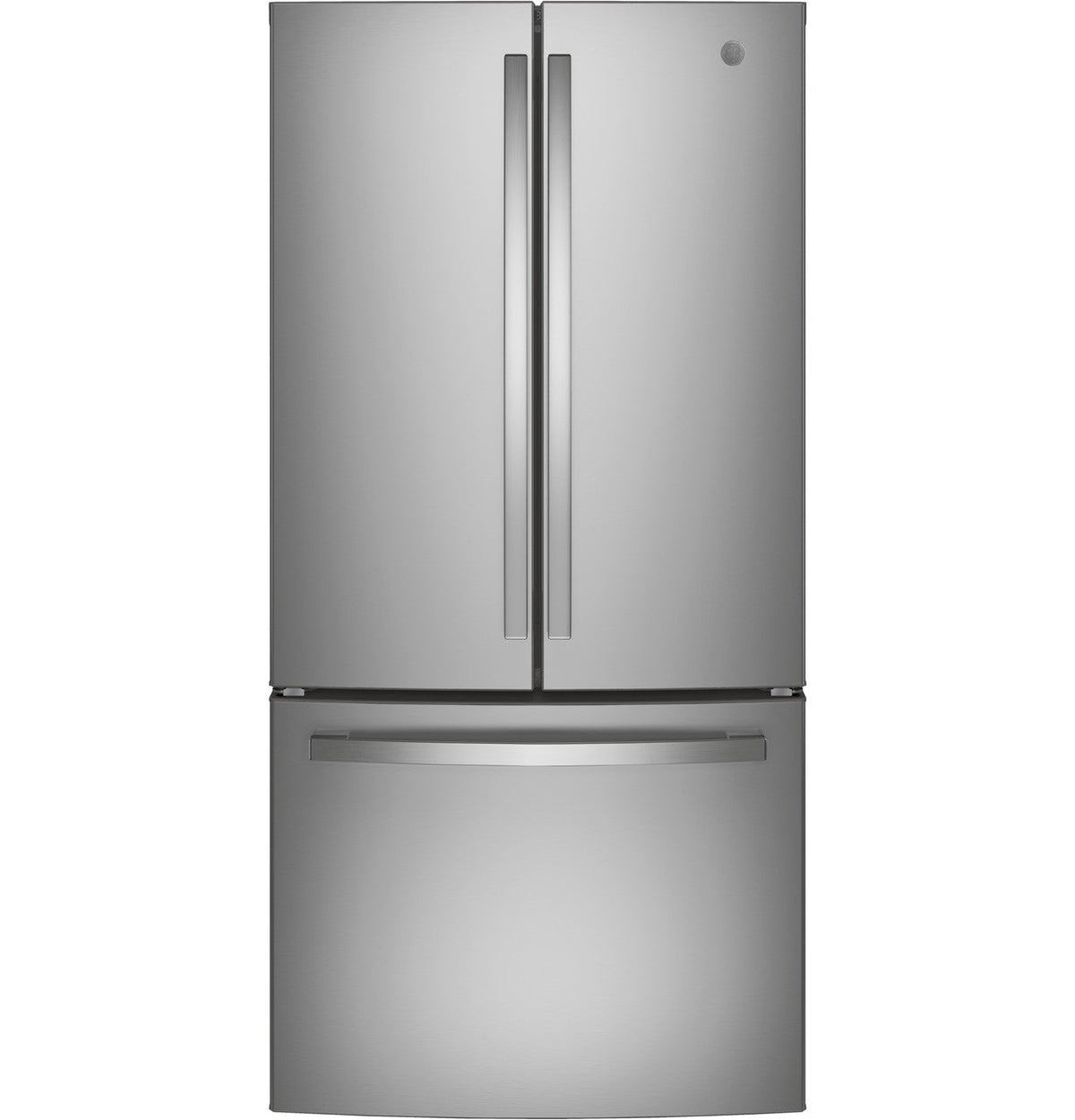 GE 24.7 cu. ft. French-Door Refrigerator, Stainless Steel, ENERGY STAR, 33-in Width (GNE25JSKSS)