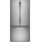 GE 24.7 cu. ft. French-Door Refrigerator, Stainless Steel, ENERGY STAR, 33-in Width (GNE25JSKSS)