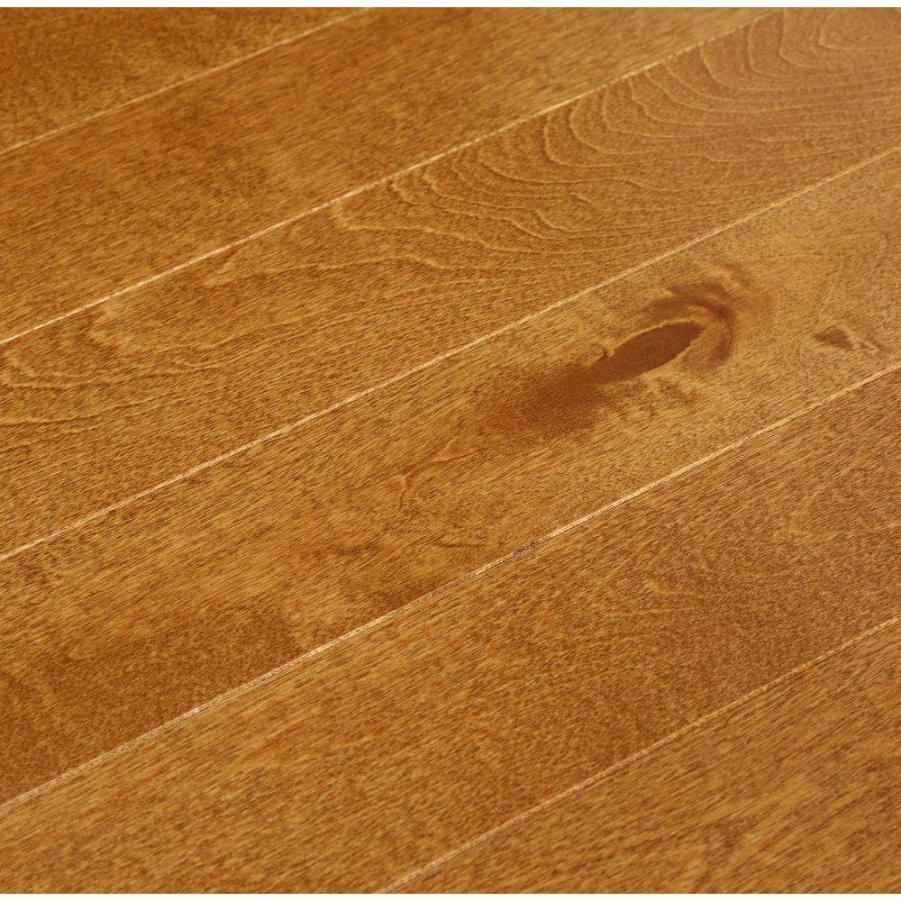 MONO SERRA Canadian Northern Birch Gunstock 3/4 in. T x 2-1/4 in. Wide x Varying Length Solid Hardwood Flooring (20 sq. ft. / case) - Super Arbor
