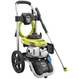 RYOBI 3000 PSI 2.3 GPM Honda Gas Pressure Washer and Extension Pole with Brush