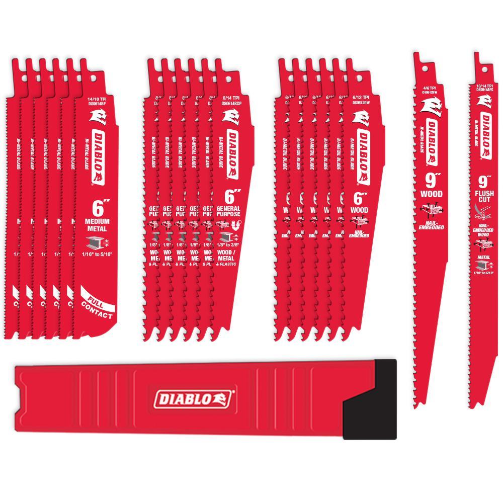 20-Piece Bi-Metal Recip Set - Super Arbor