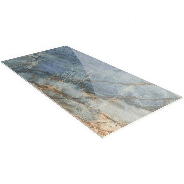 Vision Stone Blue 24x48 Polished Porcelain Tile Sample