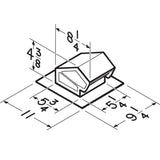 3 in. to 4 in. Roof Vent Kit for Round Duct Steel in Black - Super Arbor