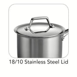 Gourmet Prima 2 qt. Stainless Steel Sauce Pan with Lid