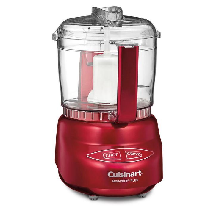Mini-Prep Plus 3-Cup Metallic Red Food Processor