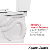 American Standard Champion 4 White WaterSense Elongated Chair-Height 2‑Piece Toilet, 12-in Rough-In (2793128NTS.020)