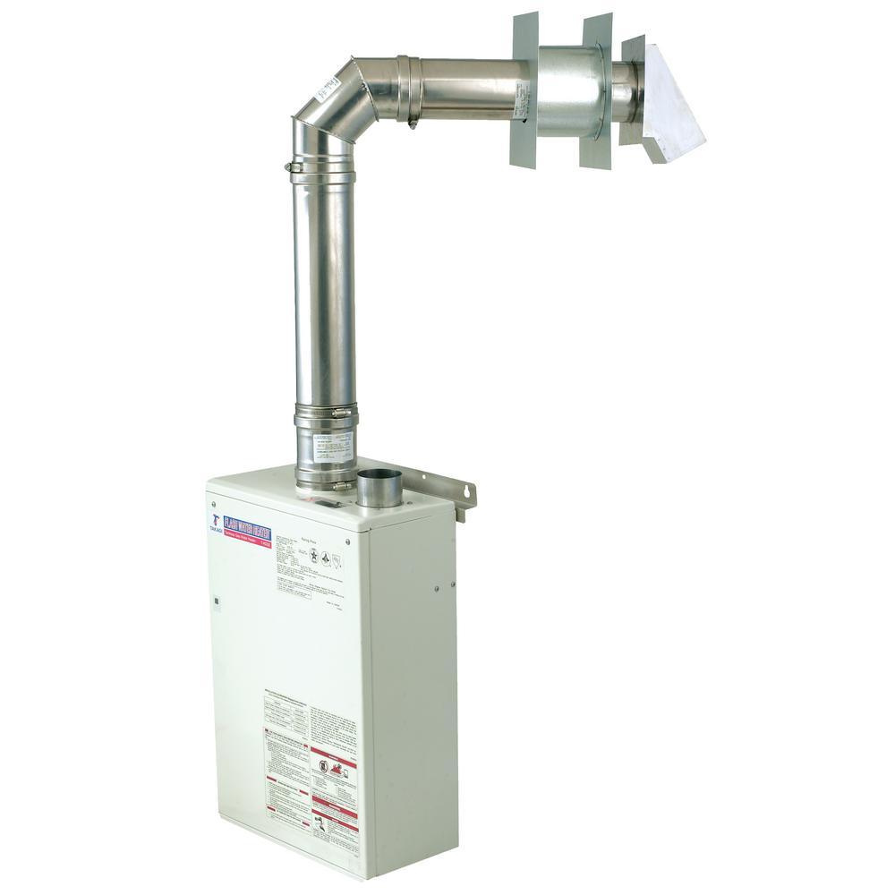 3 in. x 1 in. Horizontal Stainless Steel Venting Kit - Super Arbor