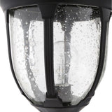Suffolk 3-Light Matte Black Outdoor Surface-Mount Post Fixture