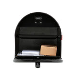Marshall Large, Locking, Steel, Post-Mount Mailbox, Black - Super Arbor