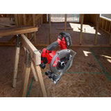 M18 FUEL 18-Volt Lithium-Ion Brushless Cordless 6-1/2 in. Circular Saw Kit with One 5.0 Ah Battery, Charger, Tool Bag - Super Arbor