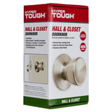 Hyper Tough Interior Non-Locking Tulip Style Passage Doorknob, Stainless Steel