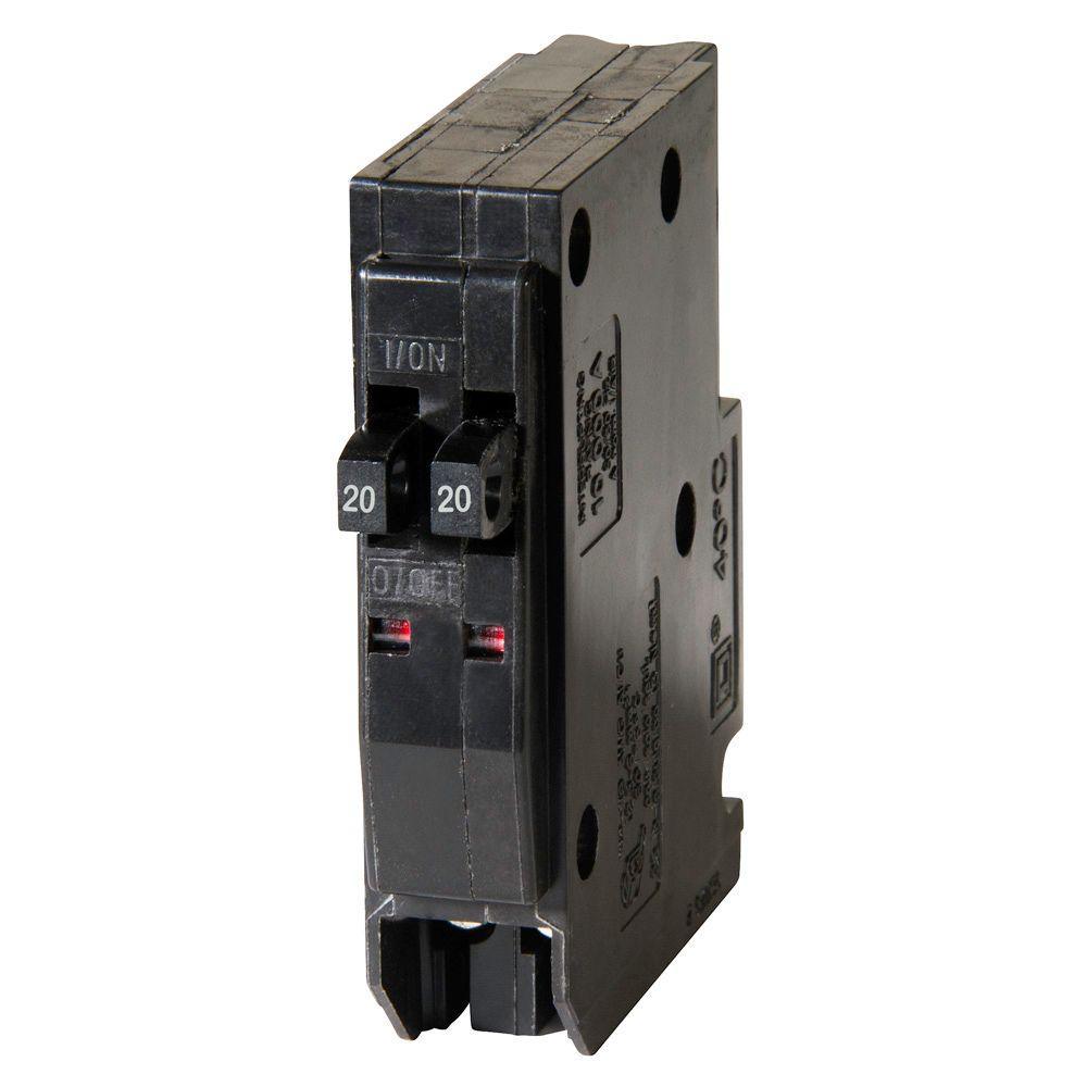 QO 2-20 Amp Single-Pole Tandem Circuit Breaker