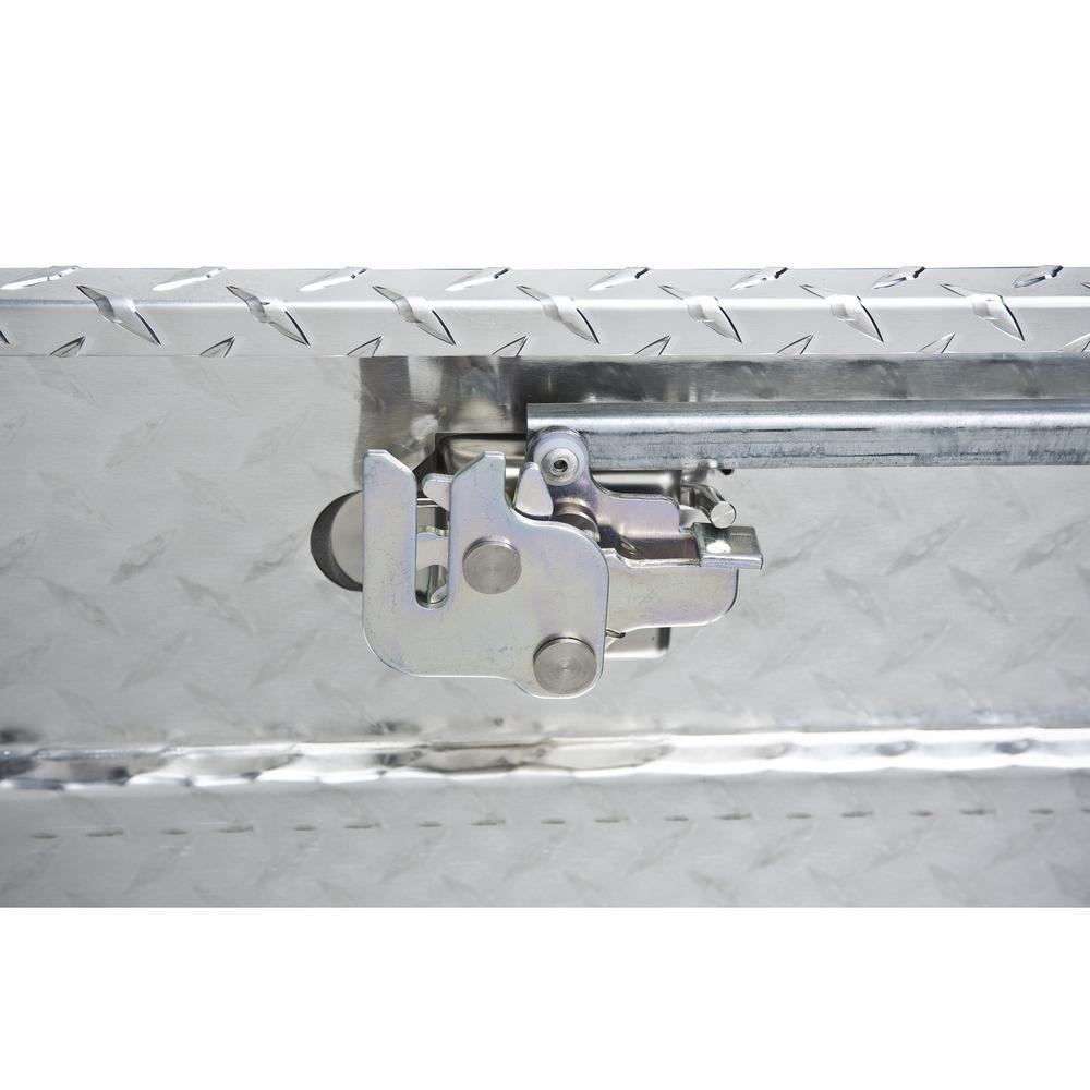 Delta 70 Diamond Plate Aluminum Full Size Crossbed Truck Tool Box - Super Arbor