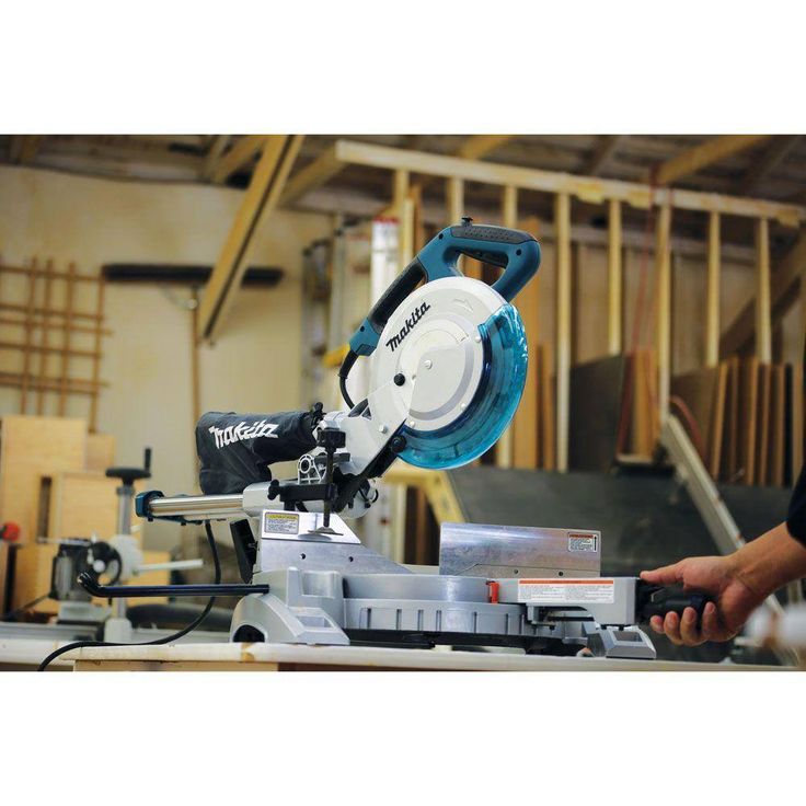 10 in. Dual Slide Compound Miter Saw with 10 in. x 80T Micro-Polished Miter Saw Blade