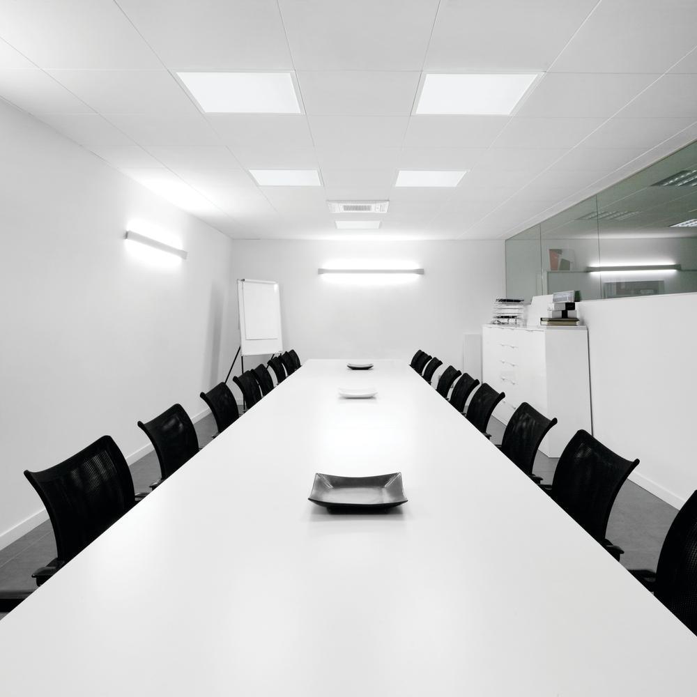 Contractor Select CPX 2 ft. x 2 ft. White Integrated LED 3737 Lumens Flat Panel Light, 5000K - Super Arbor