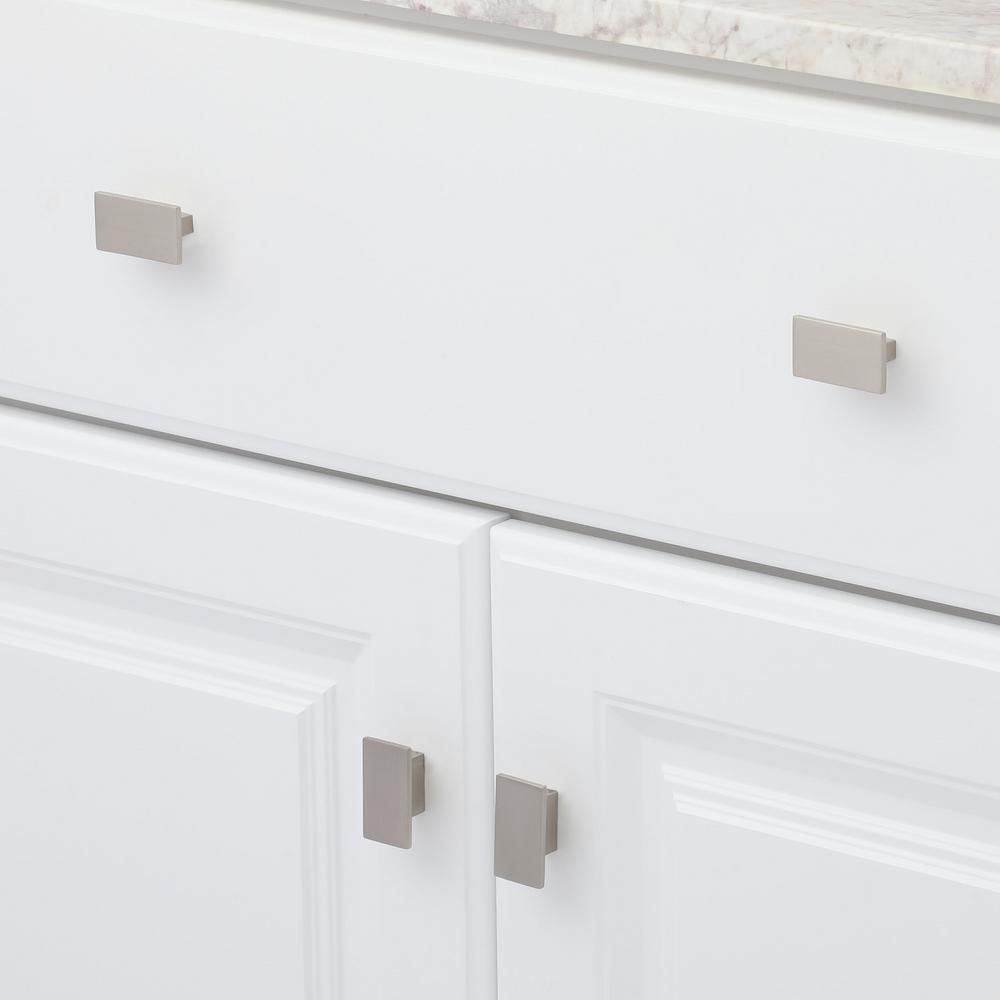 5/8 in. Brushed Nickel Cabinet Knob - Super Arbor