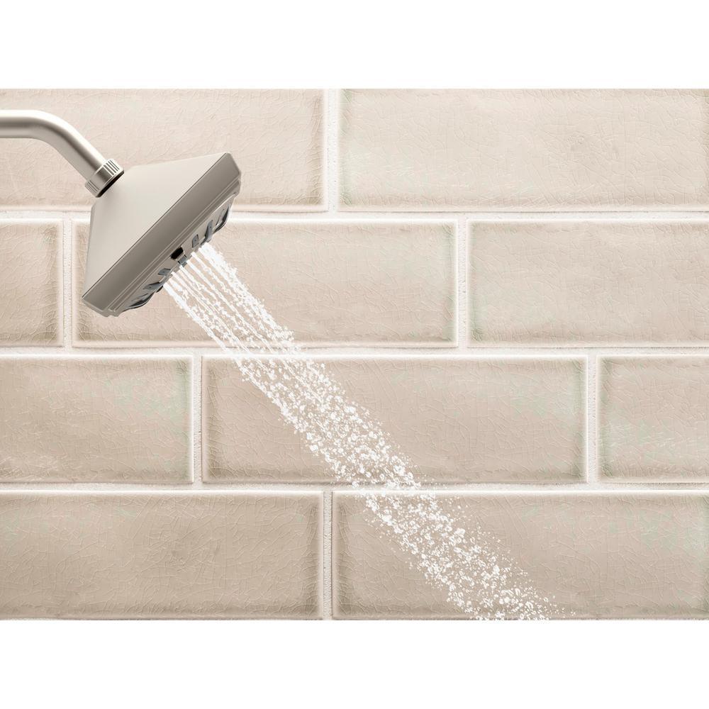 Kallan Rite-Temp Single-Handle 1-Spray Tub and Shower Faucet in Vibrant Brushed Nickel (Valve Included) - Super Arbor