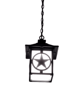 Portfolio Thoroughbred Matte Black Rustic Textured Glass Square Pendant Light - Super Arbor