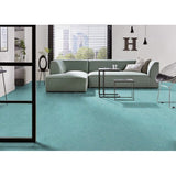 Forbo Flooring Systems Marmoleum Cinch Loc Seal Aqua 10-mm T x 12-in W x 36-in L Waterproof Tile Look Laminate Flooring (20.34-sq ft / Carton)