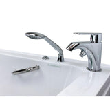 Elite 52 in. Acrylic Walk-In Whirlpool Bathtub in White with Right Door, 2-Piece Fast Fill Faucet and 2 in. Dual Drain - Super Arbor