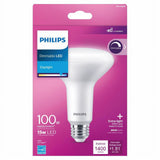 Philips 100-Watt Equivalent BR30 Dimmable LED Light Bulb, Daylight 5000K (1 Bulb)