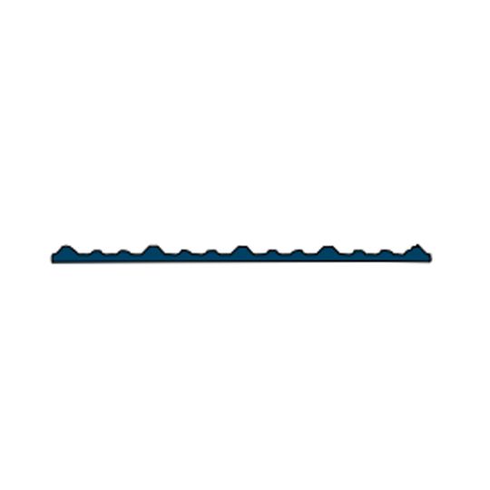 Metal Sales Inside Closure, 36 in. Length x 1 in. Width – Classic Rib Metal Roofing Accessory