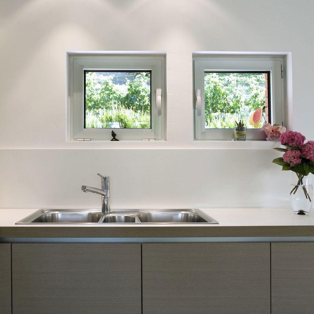 Premiere Gourmet Series Drop-In Stainless Steel 41 in. 4-Hole Triple Bowl Kitchen Sink - Super Arbor